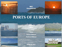 Tablet Screenshot of portsofeurope.de